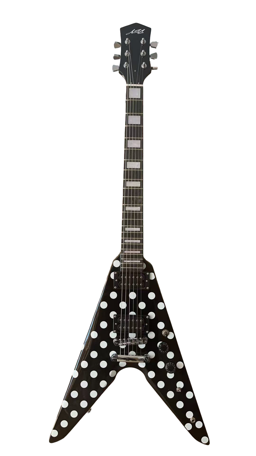 ASG by Grzenia Guitars Ventress Prototype - Polka Dot