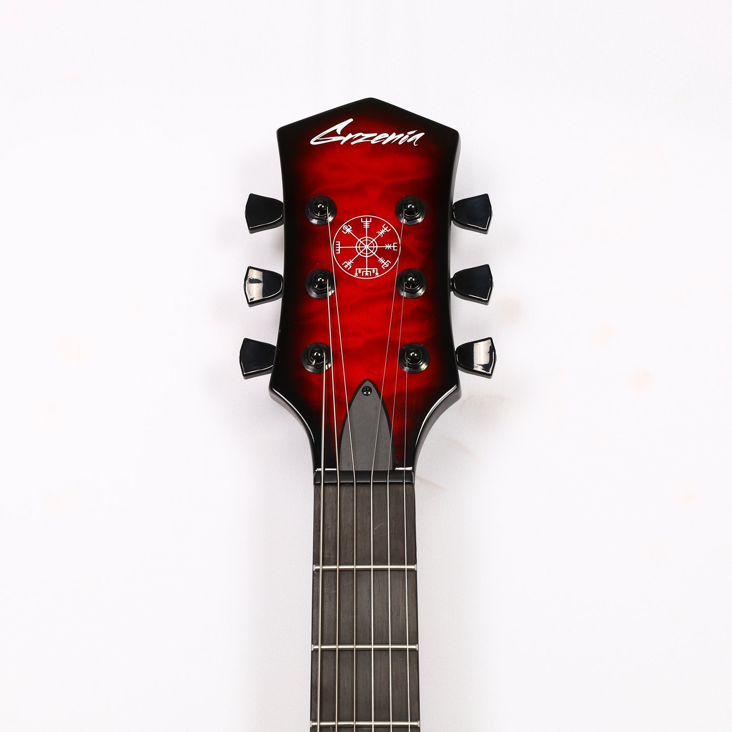 Standard Series Exhibition Model Baroness - Crimson Burst Neck-thru