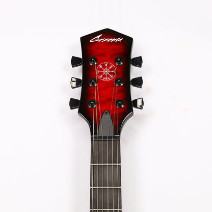 Standard Series Exhibition Model Baroness - Crimson Burst Neck-thru