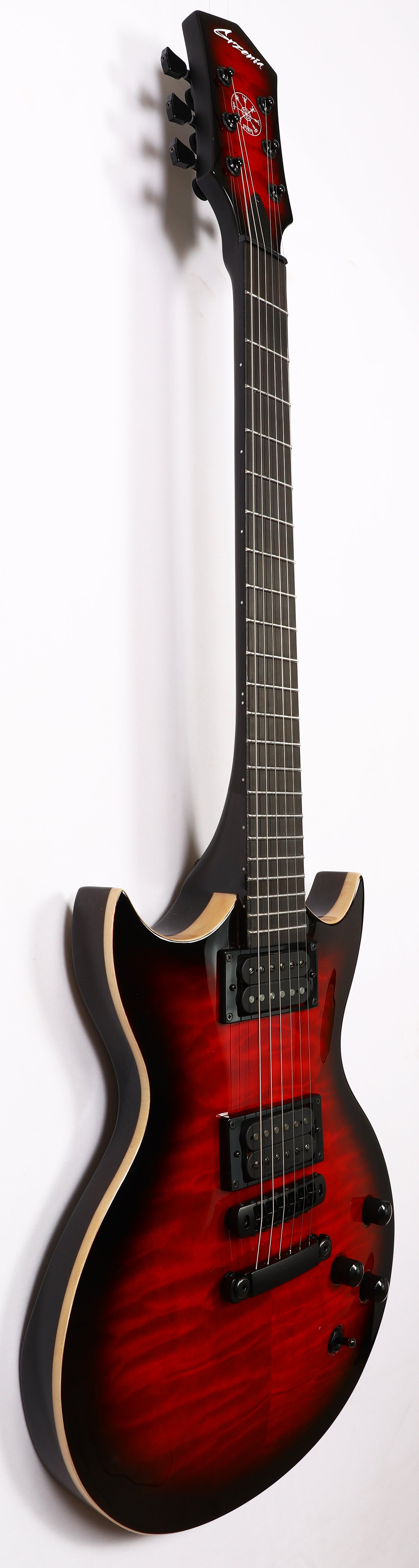 Standard Series Exhibition Model Baroness - Crimson Burst Neck-thru