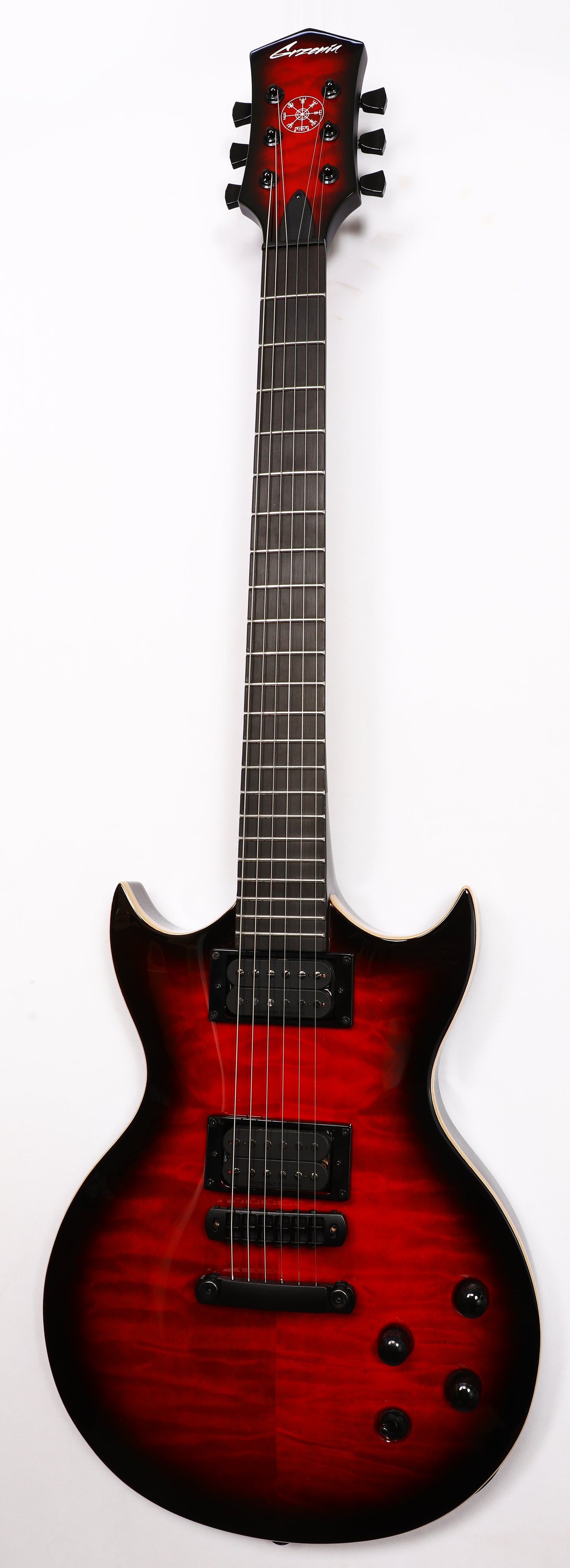 Standard Series Exhibition Model Baroness - Crimson Burst Neck-thru